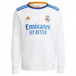 Camisola Real Madrid Equipamento Primeiro 2021-2022 Manga Comprida